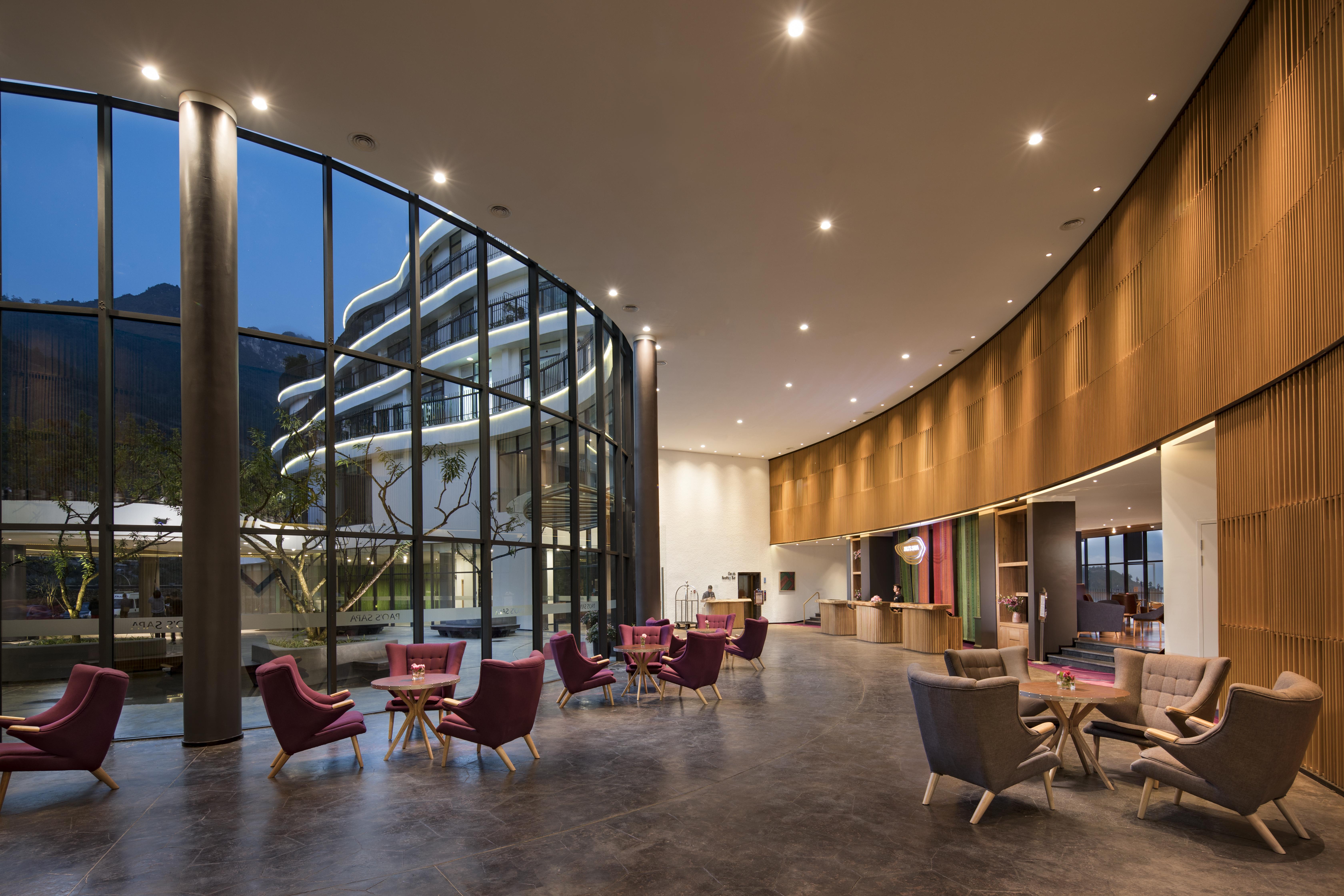 Pao'S Sapa Leisure Hotel Exterior foto The lobby of the hotel